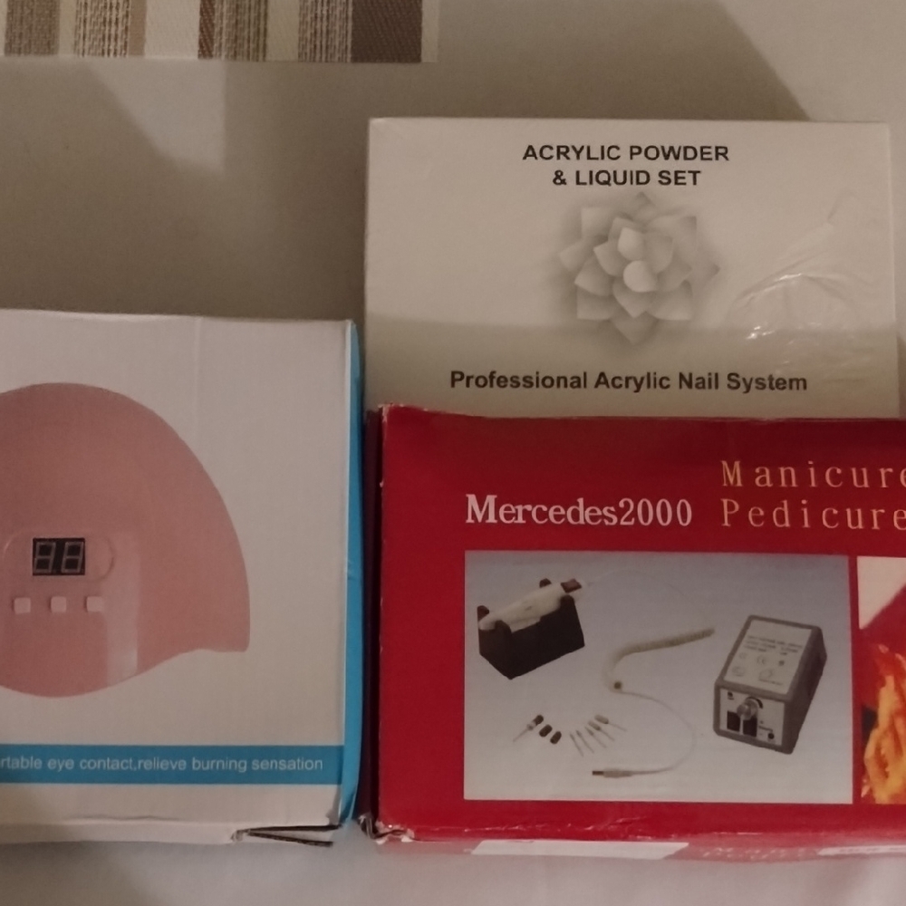 Acrylic Nail System and Manicure Pedicure Set